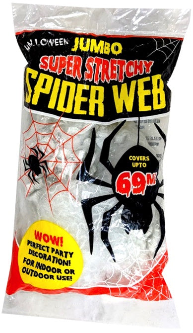 220G HALLOWEEN JUMBO SUPER STRETCH SPIDER WEB